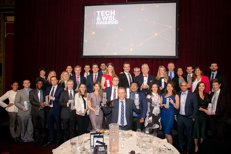 dxFeed surrounded by other winners and participants